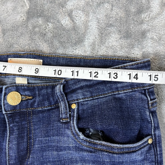 Kut From The Kloth Amy Crop Jeans Womens 6 Straight Leg Stretch Denim Roll Cuff - Picture 11 of 16